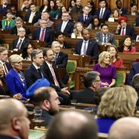 U.S. President Joe Biden addresses Parliament