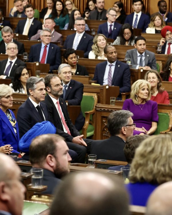 U.S. President Joe Biden addresses Parliament