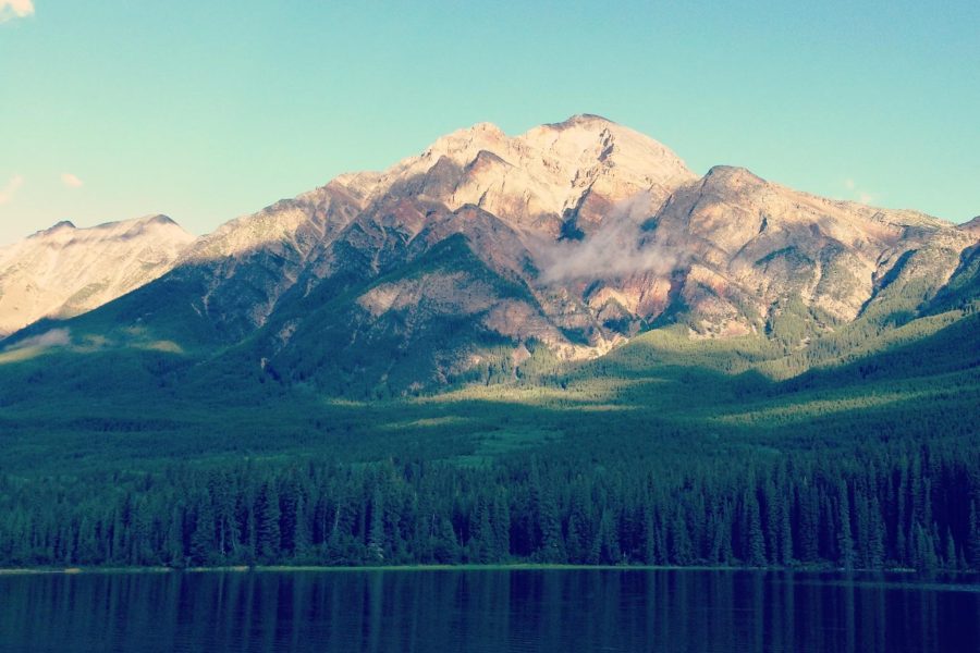 Pyramid Mountain in Jasper National Park.