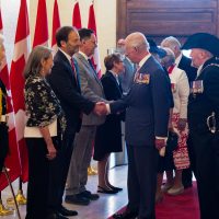 A royal visit: King Charles III and Queen Camilla in the Senate